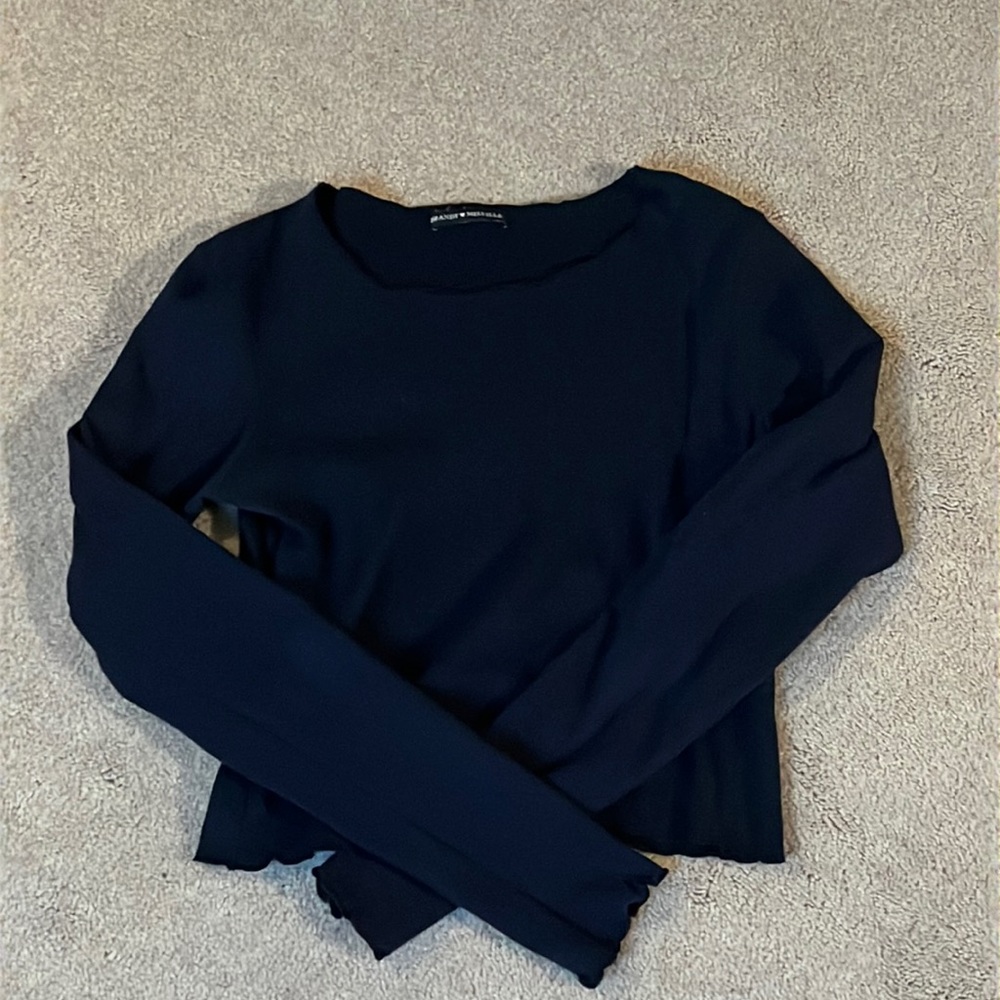 Navy brandy long sleeve